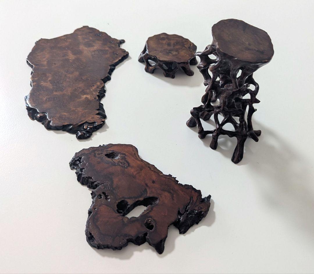 J*e様 木製盆栽道具セット ダークブラウン