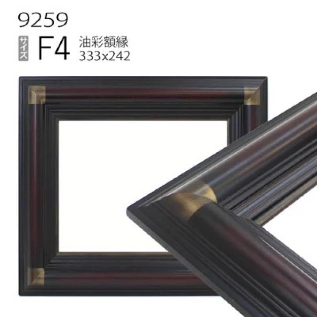 油彩額縁　9259N　F4 号(333×242) 赤鉄