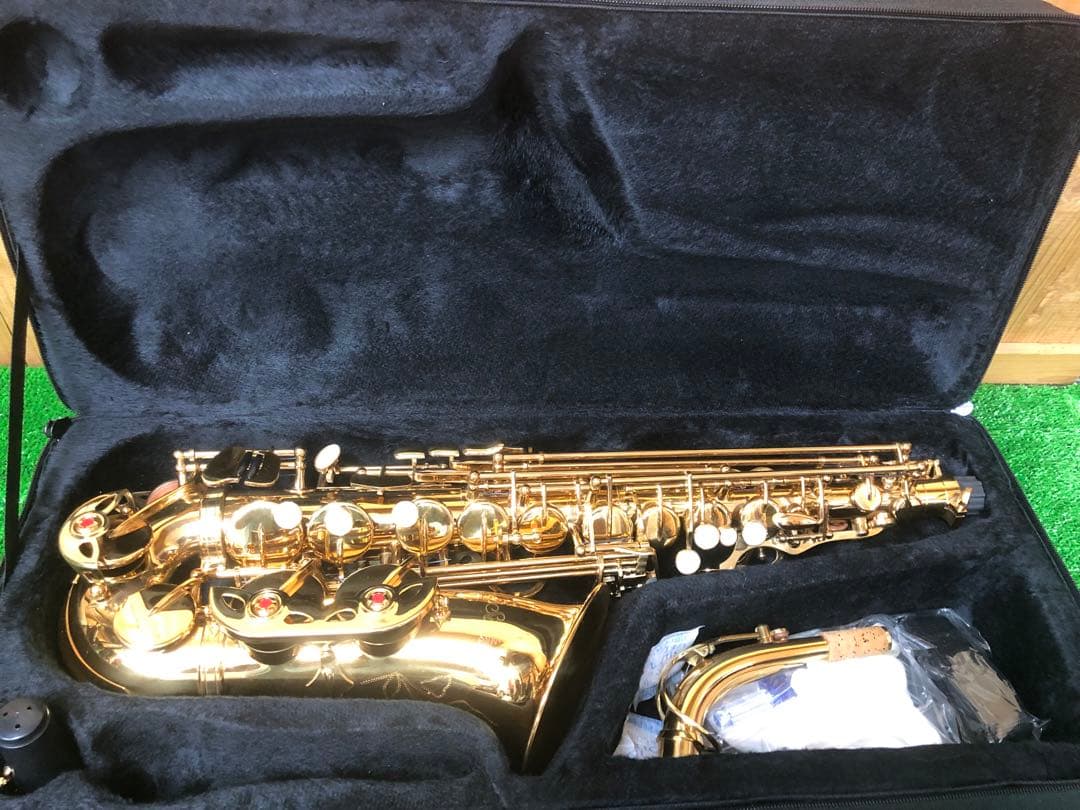 【ポチ様】Soleil ソレイユ アルトサックス ケース付き 付属品つき