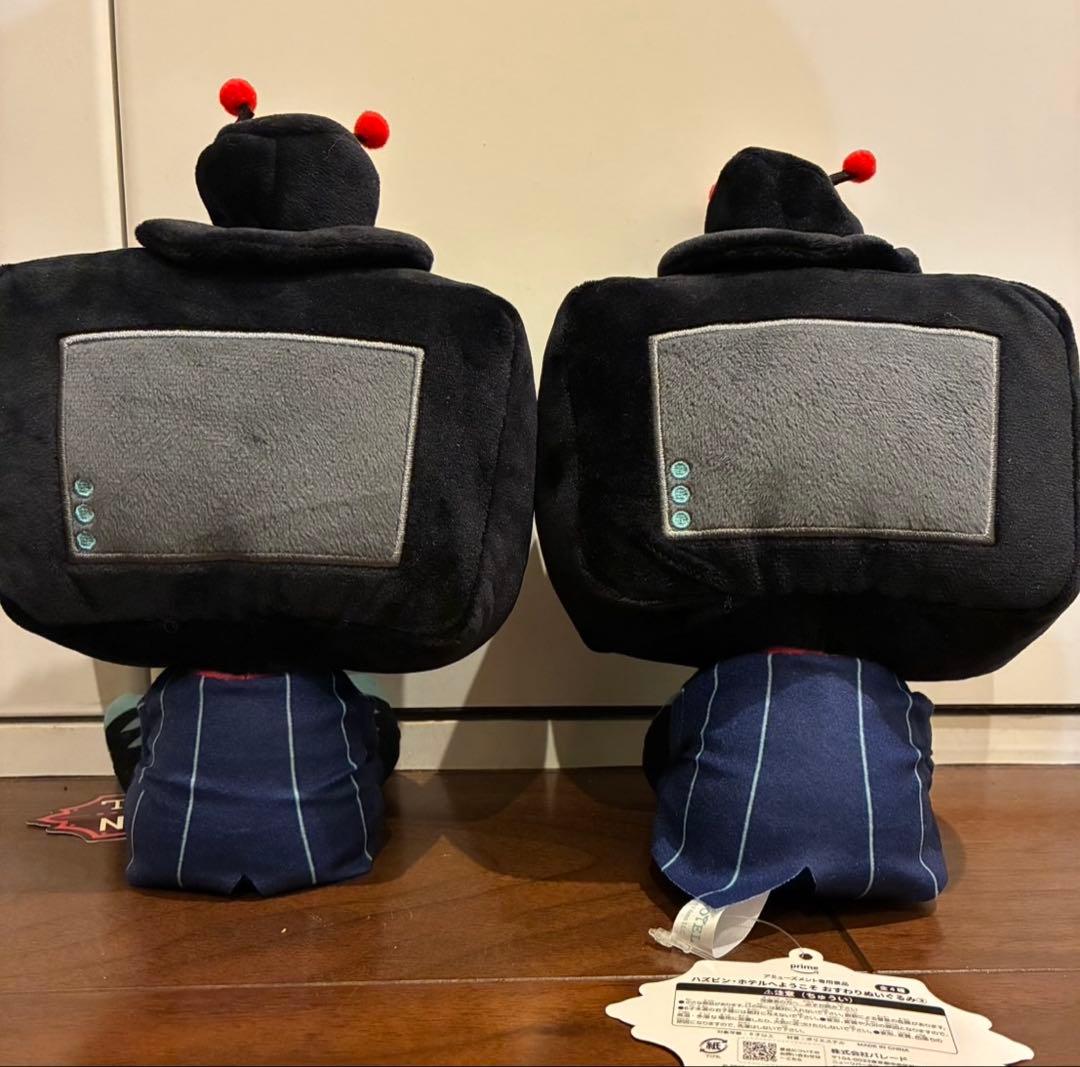 ラウンドワン限定 ハズビンホテルへようこそ おすわりぬいぐるみ　ヴォックス　2体