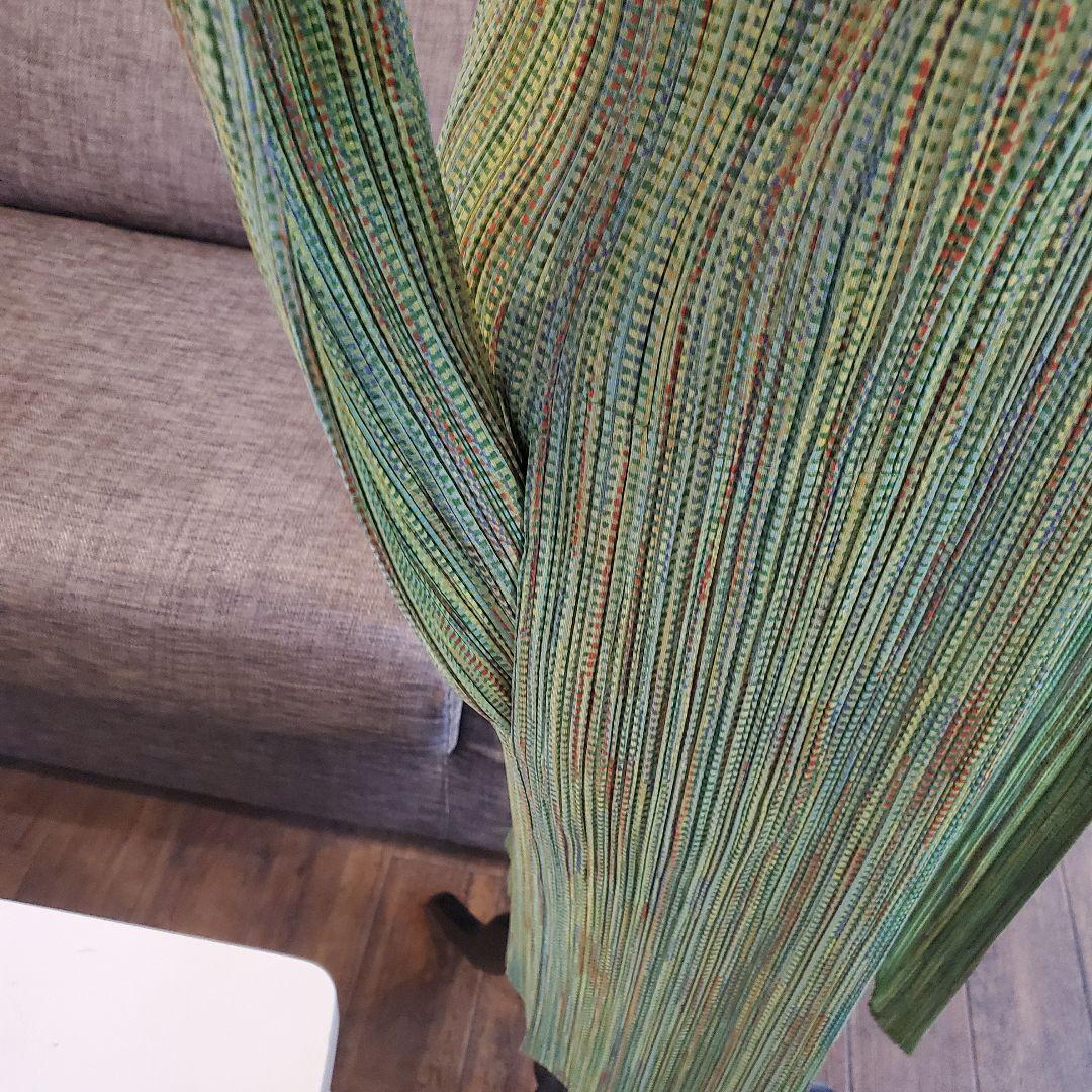 PLEATS PLEASE イッセイミヤケ ロングカーディガン ポケット&ボタン