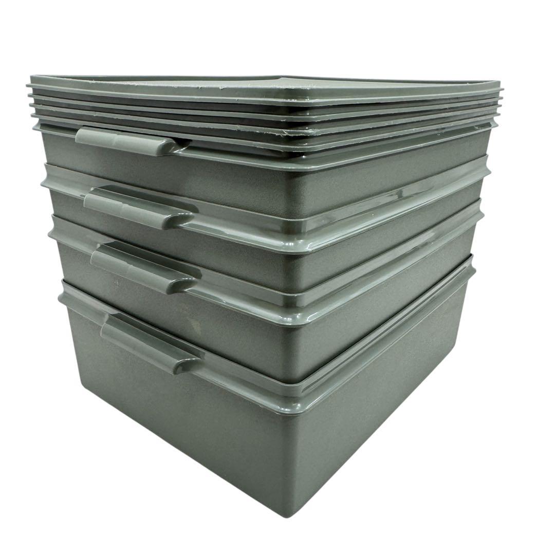 タッパーウェア スーパーケース 4個 セット 収納ケース