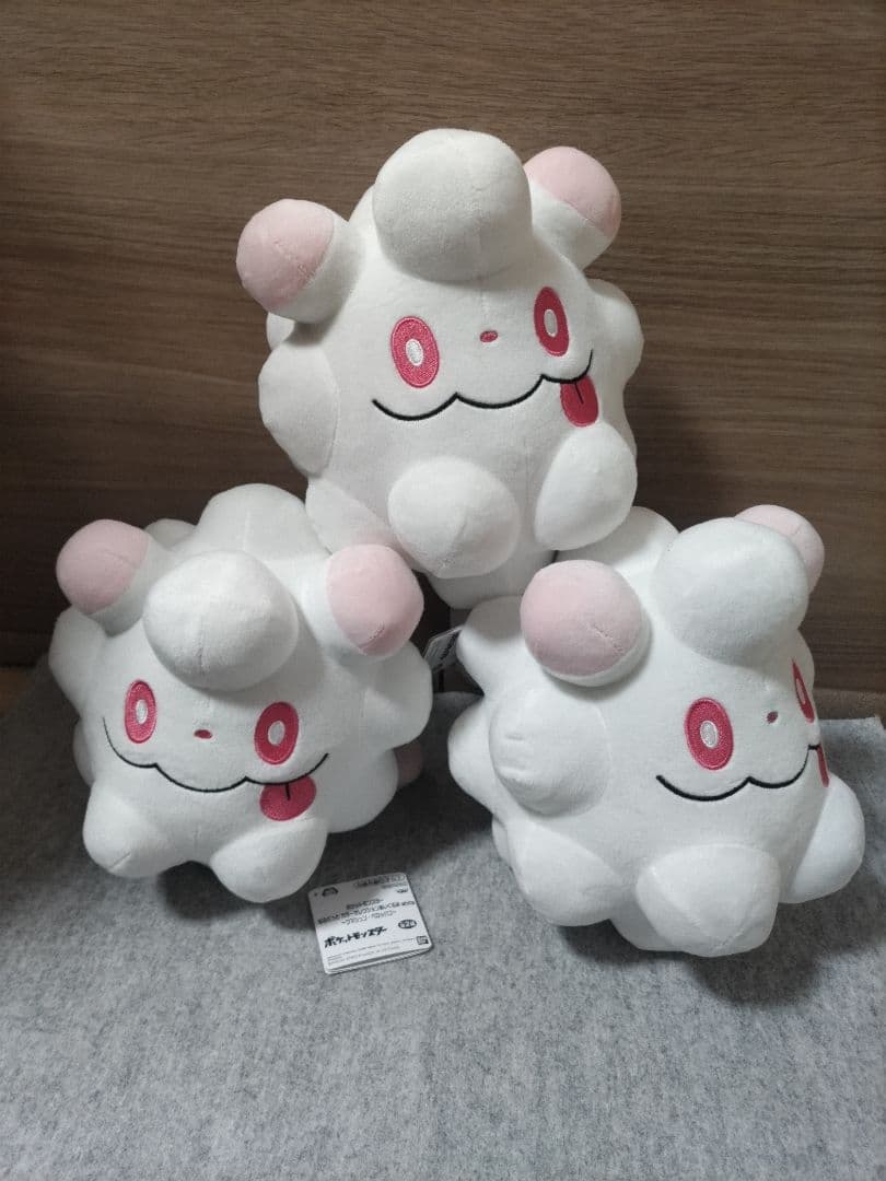 ポケモン もふぐっと カラーセレクションぬいぐるみ ペロッパフ　3点セット