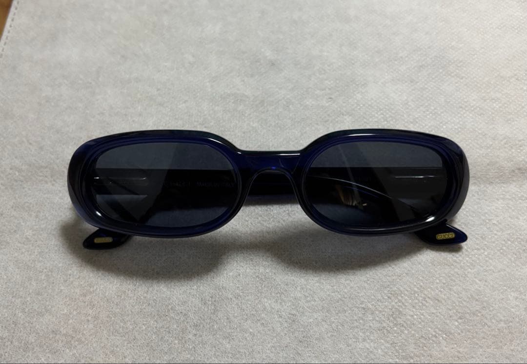 90s gucci サングラス 上杉柊平 氏 着用 モデル　ダークブルー