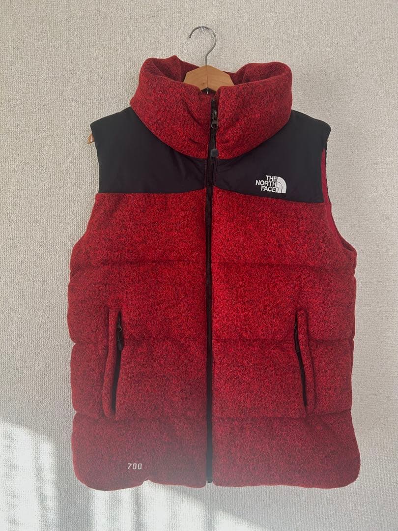THE NORTH FACE ダウンベスト M レッド