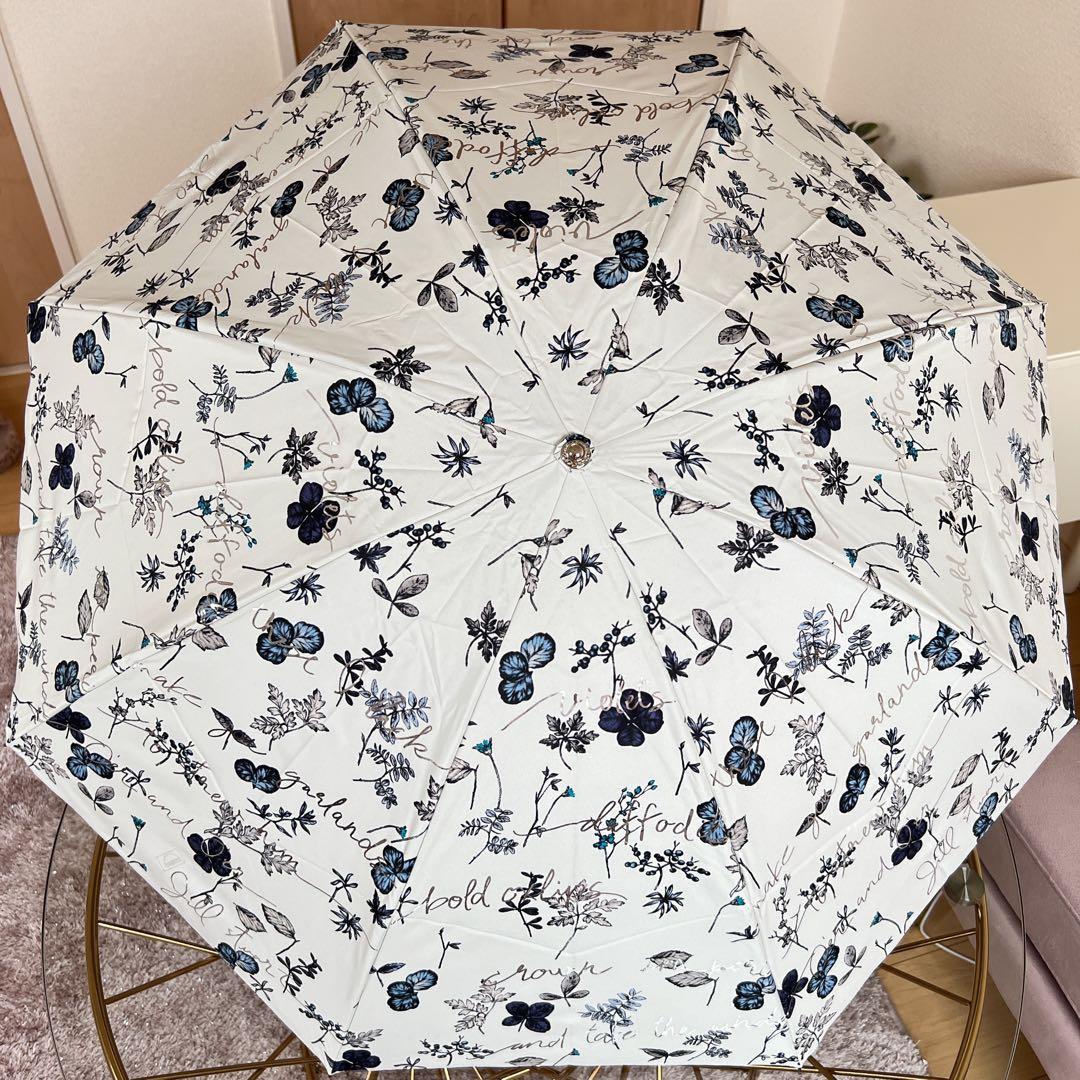 【タグ付き】JILL STUART 晴雨兼用 折り畳み傘（ボタニカル柄） 日傘