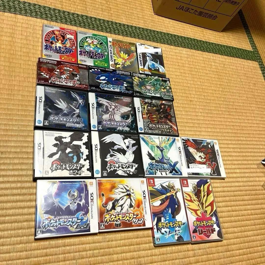 ポケットモンスターシリーズ　ゲームソフトまとめ売り
