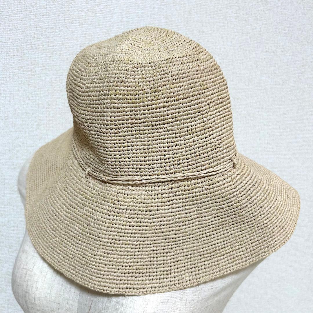 【極美品】ヘレンカミンスキー プロヴァンス10 ラフィアハット ナチュラル