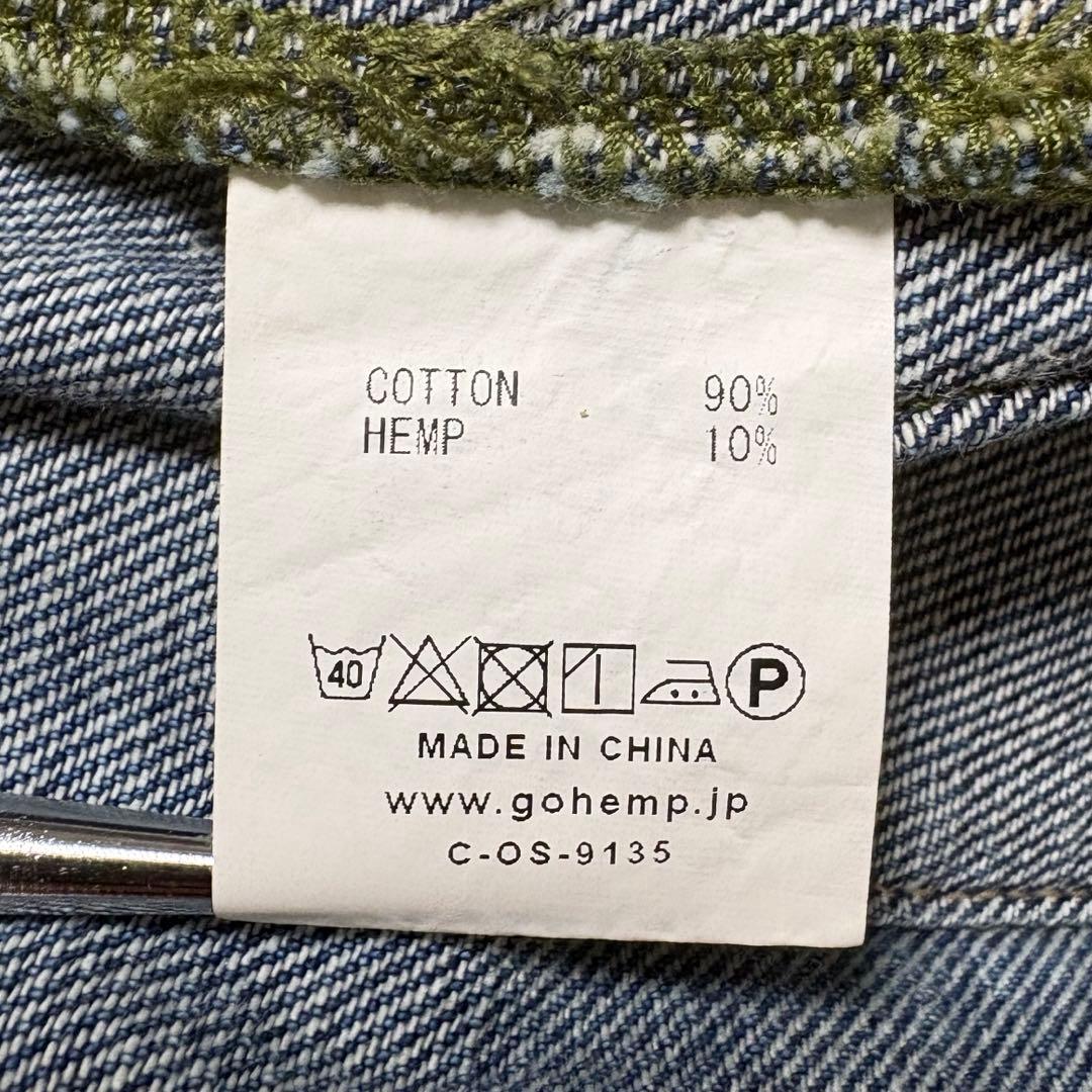 GOHEMP TRAVELOR EASY PANTS ヘンプデニム 麻ジーンズ