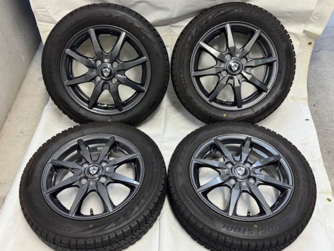 14インチ ブリヂストン スタッドレスタイヤ ホイール4本セット　2ヶ月使用