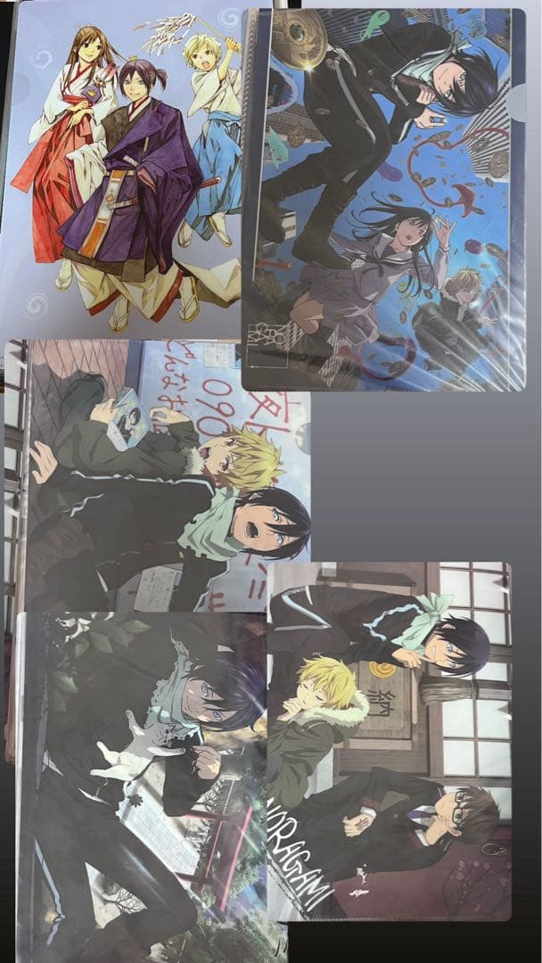 ノラガミ　当時品　クリアファイルまとめうり