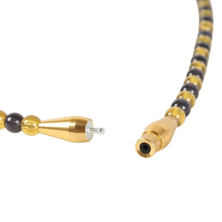 phiten RAKUWAネック クリスタルタッチ５0cm ゴールド×ブラック