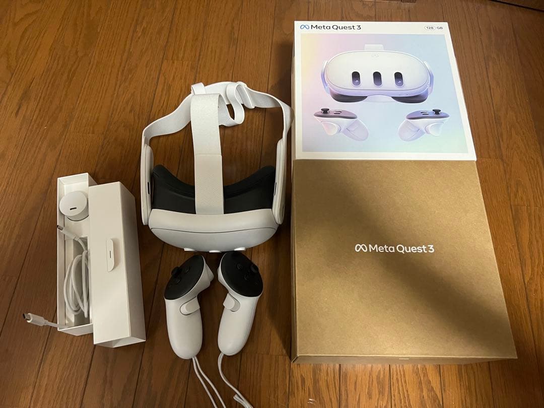  quest 3 128GB バッテリー付きヘッドストラップ付