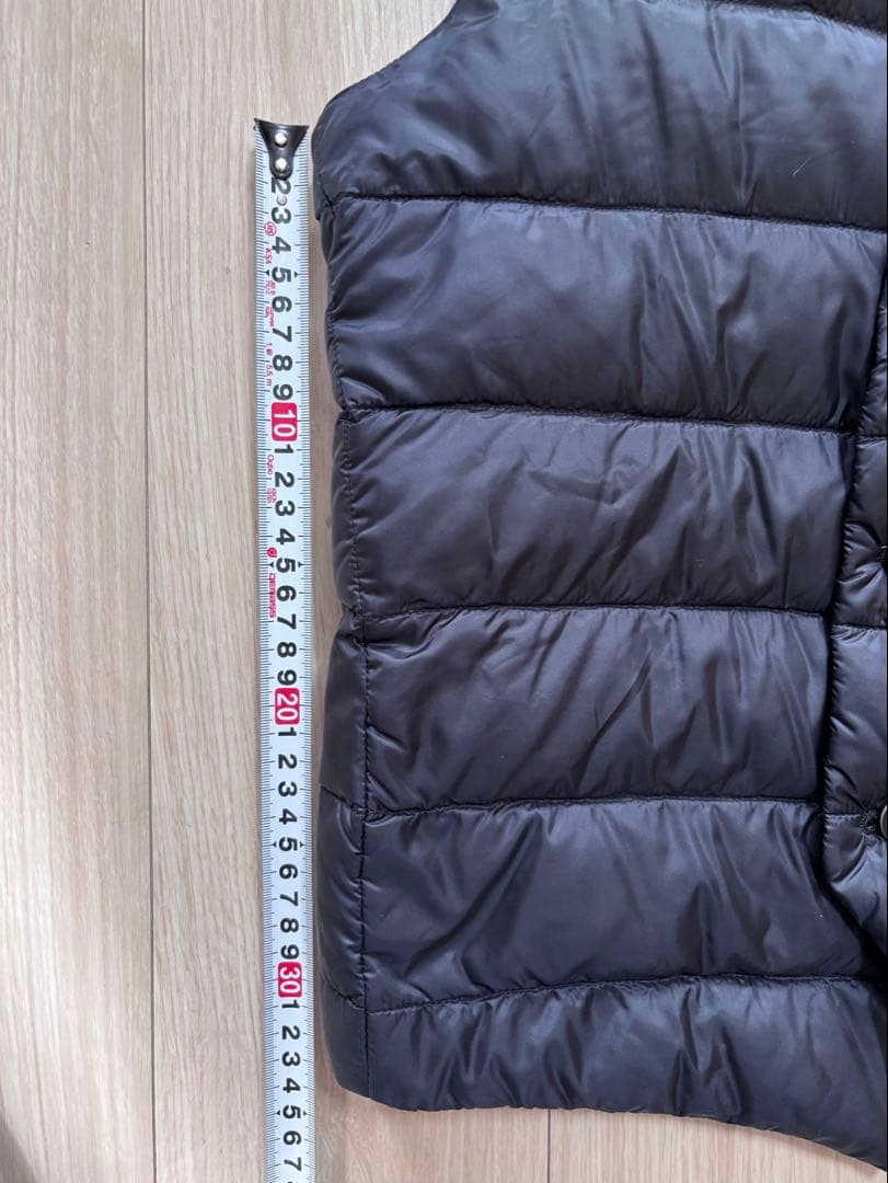 Herno ブラック ダウンベスト ダブルボタン
