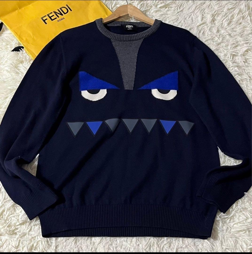 希少 FENDI フェンディ ニット セーター スウェット モンスター バグズ