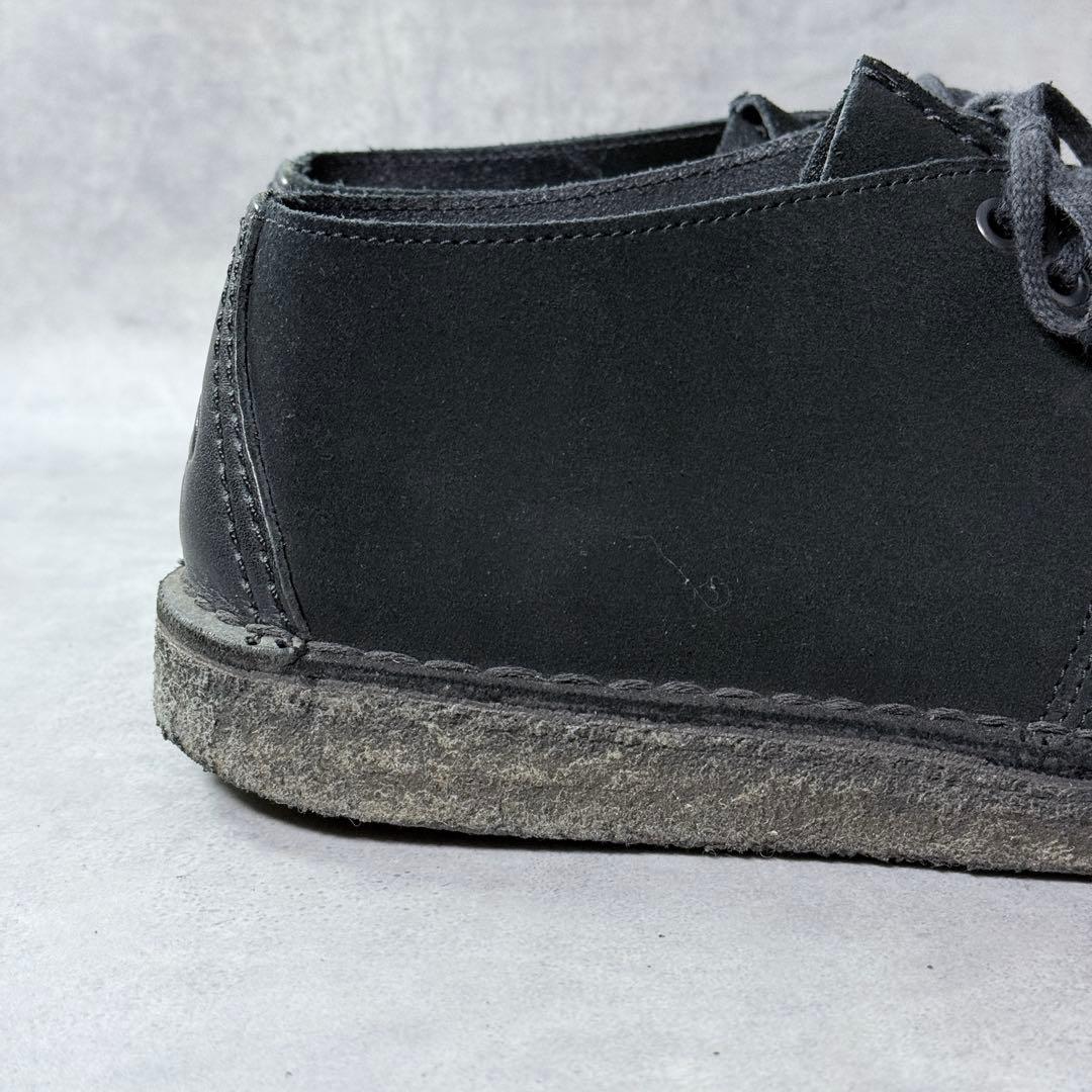 良品 クラークス デザートトレック スエード 黒 センターシーム ブーツ　28