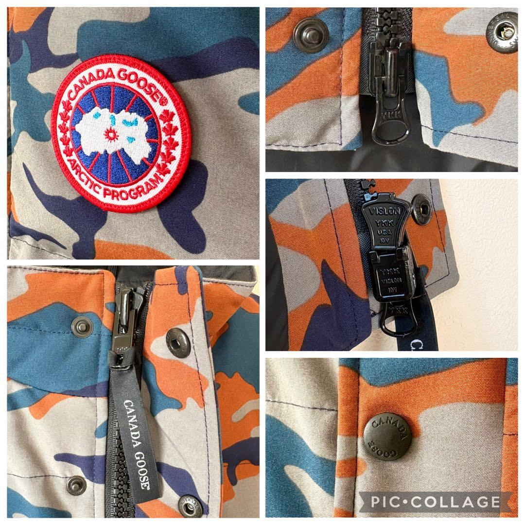 【極美品】  カナダグース ダウンベスト カモフラ 迷彩