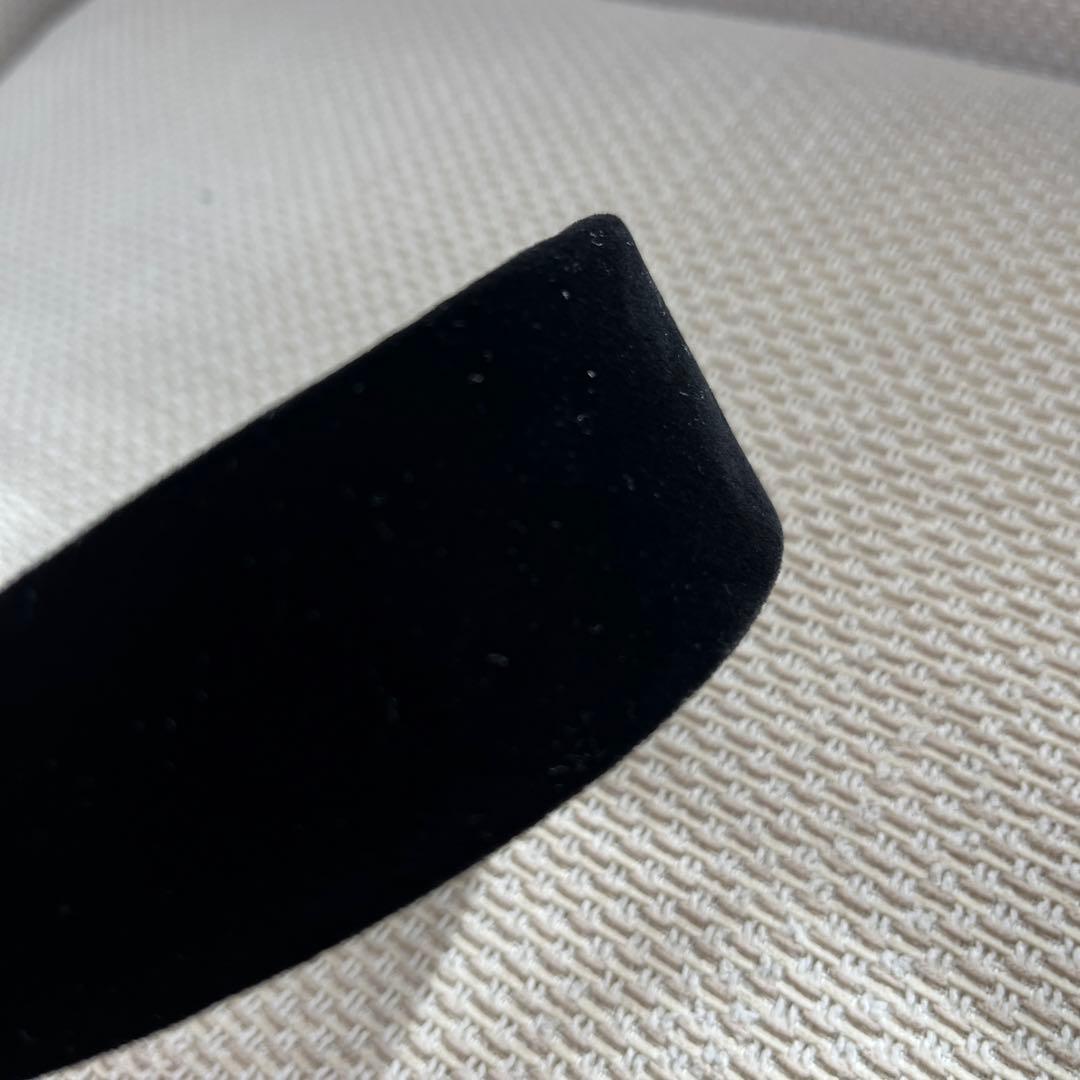 アレクサンドルドゥパリ　ベロアカチューシャ　THB-18554-40 ブラック