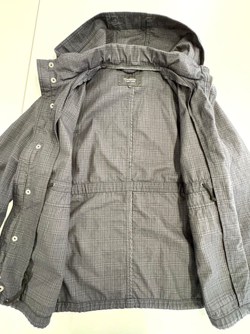 バーバリーブラックレーベル ジャケット パーカー ブルゾン チェック M