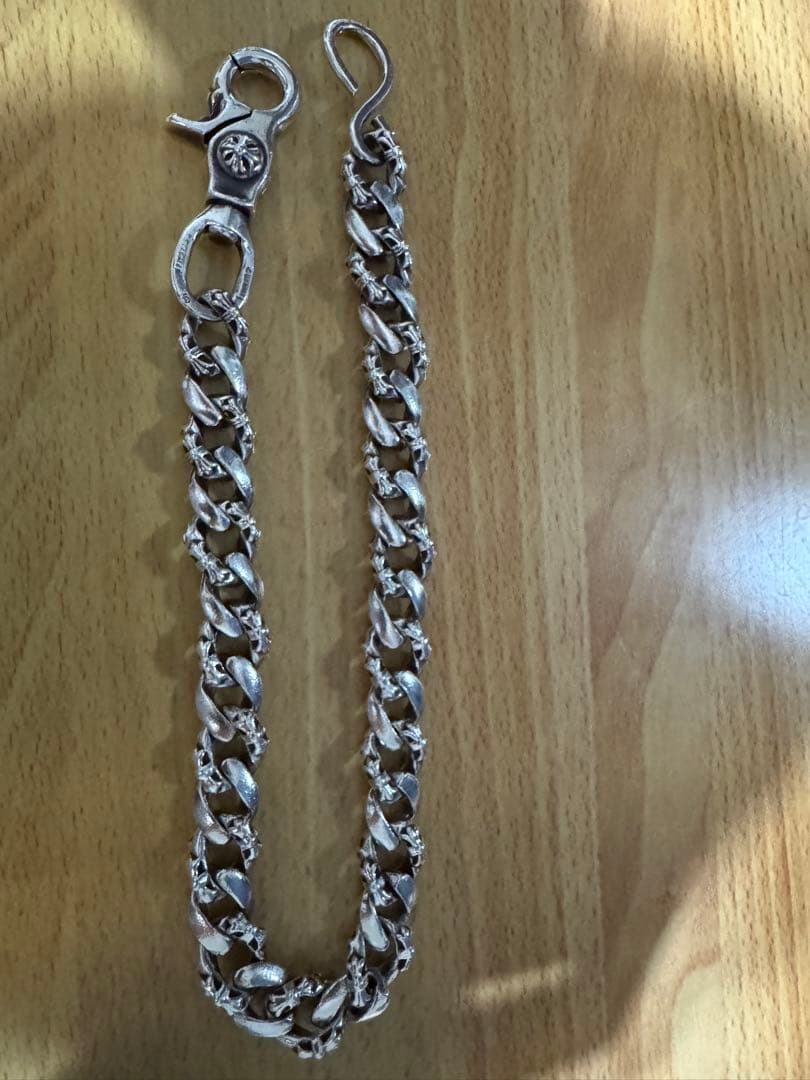 RSクロムハーツ　ファンシーウォレットチェーン　1クリップ　ロング