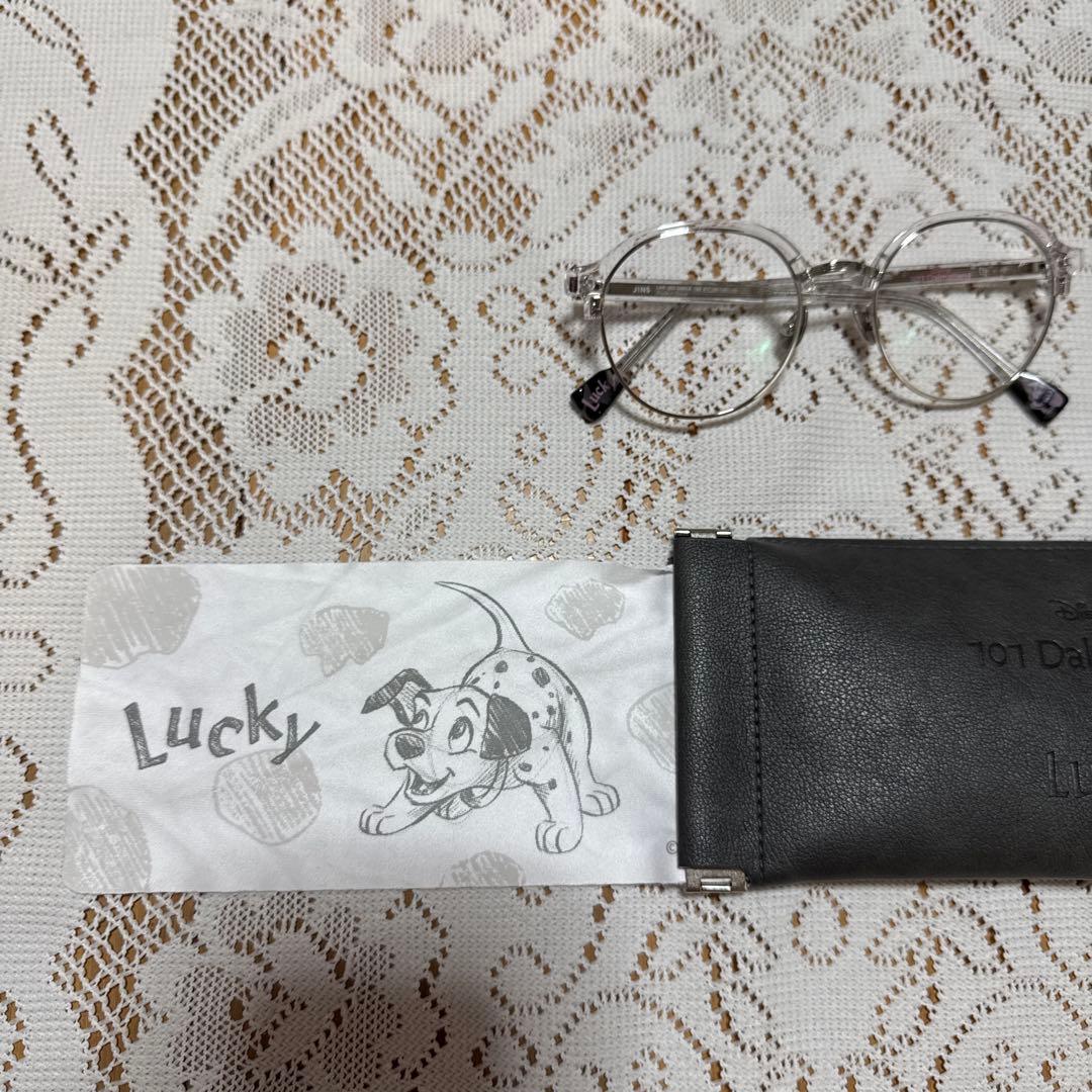 JINS 101匹わんちゃん　コラボ　メガネ　ラッキー