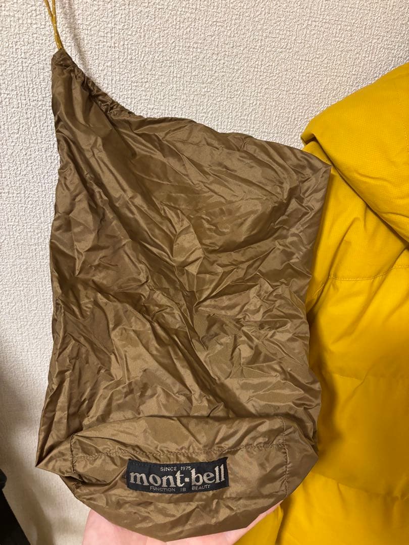 mont-bell パーマフロスト ダウンパーカー イエロー