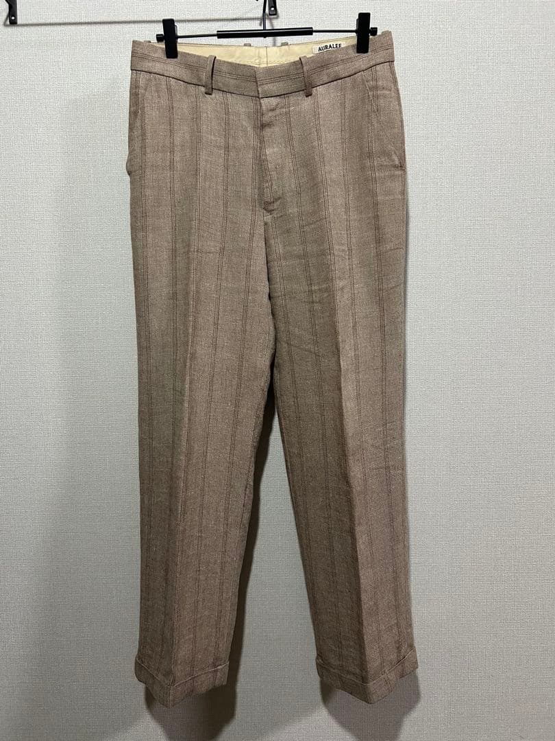 【AURALEE】LINEN WOOL SILK SHARK SKIN