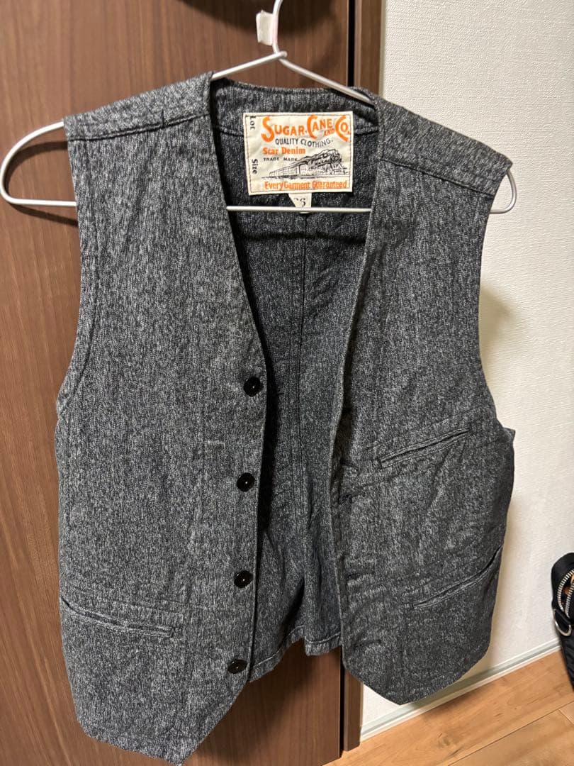 SUGAR CANE ベスト サイズ36