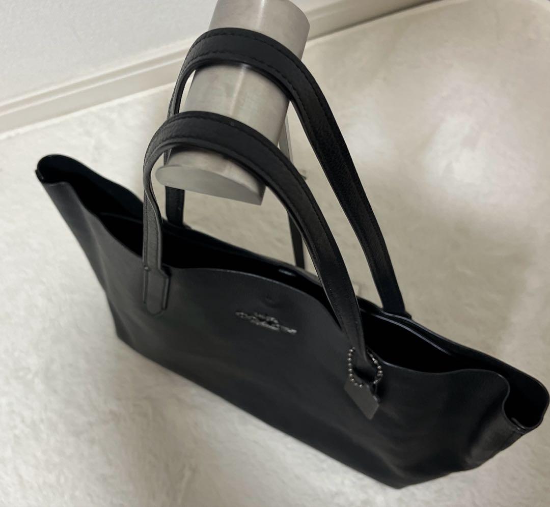 極美品　コーチ 67253 ビジネスバッグ レザー 肩掛け 黒 A4可