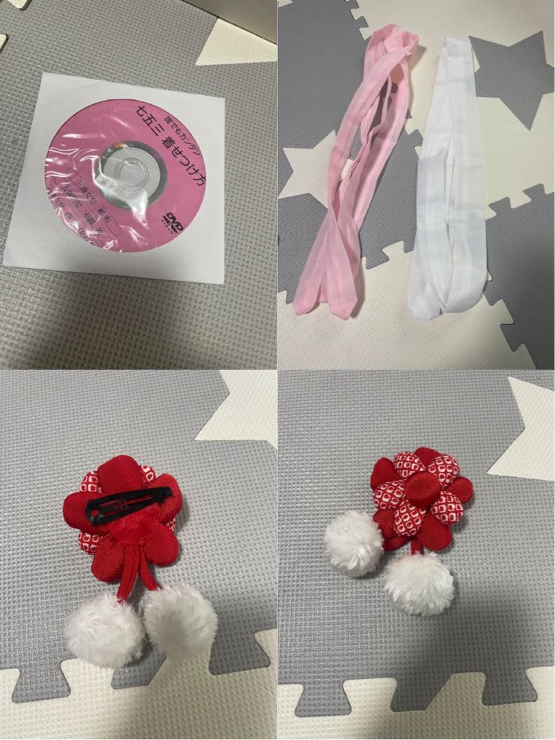 3歳　七五三セット　つけ毛あり