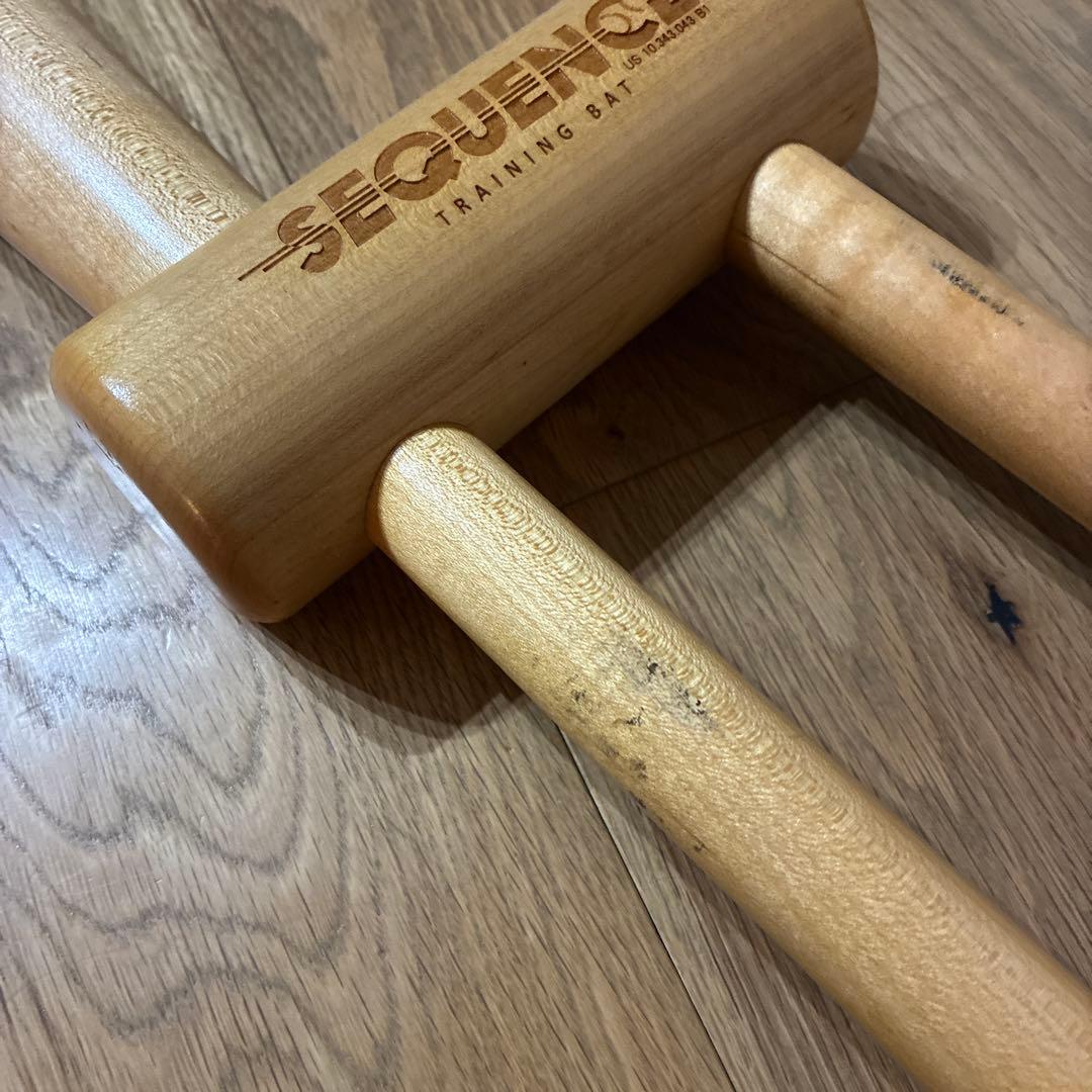 シークエンスバット　木製トレーニングバット