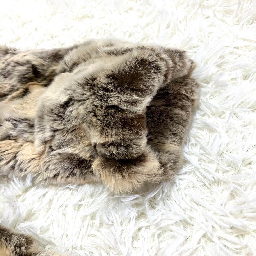 【極美品】YEVS SALOMON 最高級　ブルーフォックス　ロングコート　40