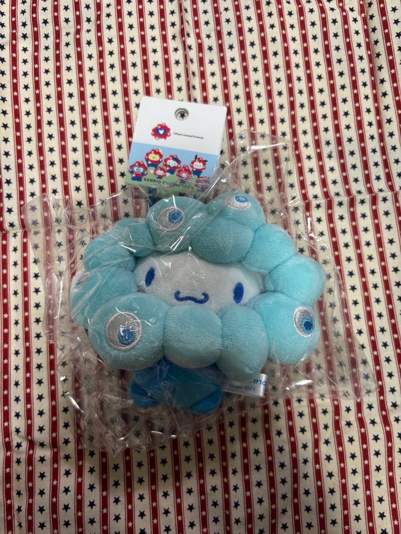 EXPO2025 ミャクミャクなりきりぬいぐるみBC シナモロール カラビナ