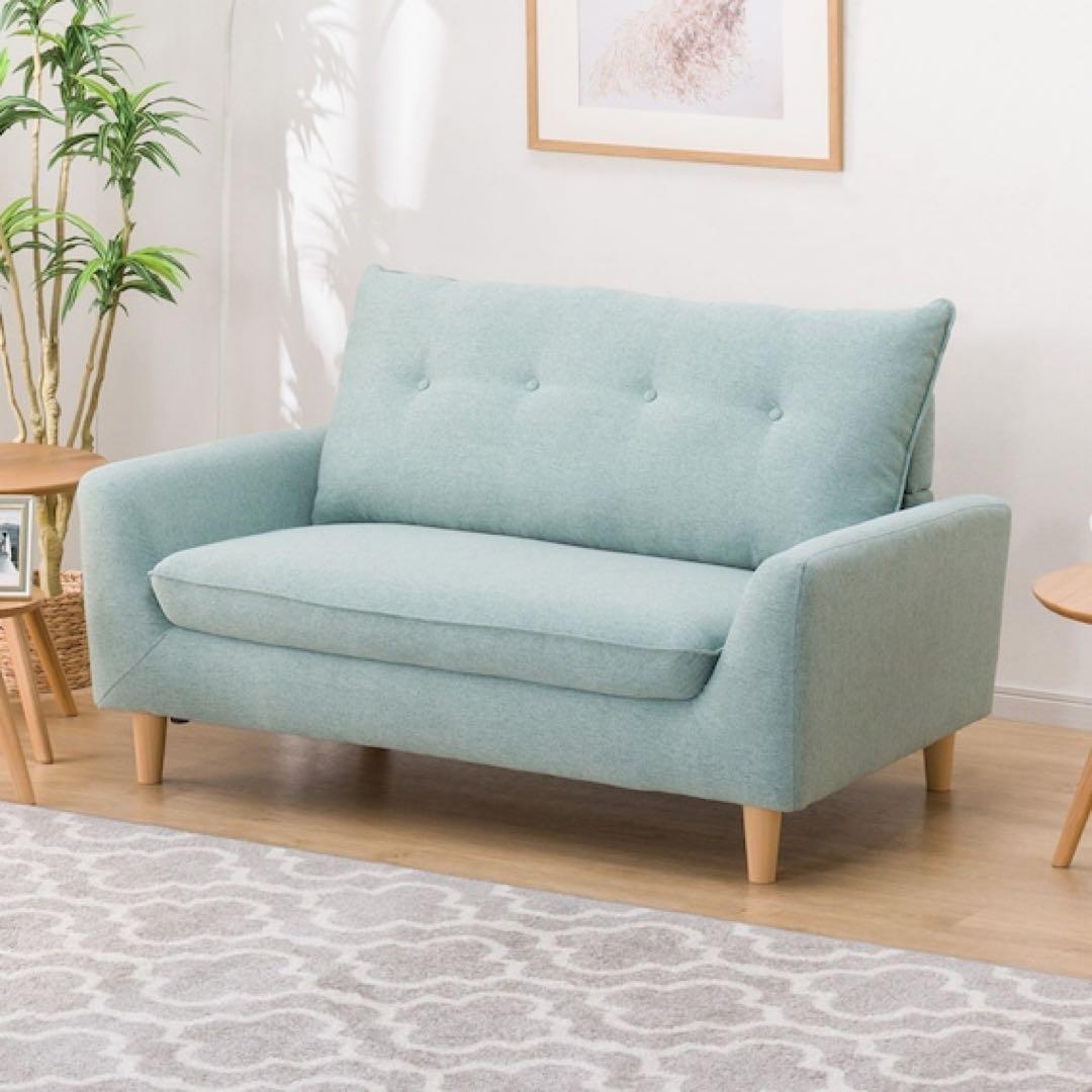 2人がけコンパクトソファ(ニトリ)