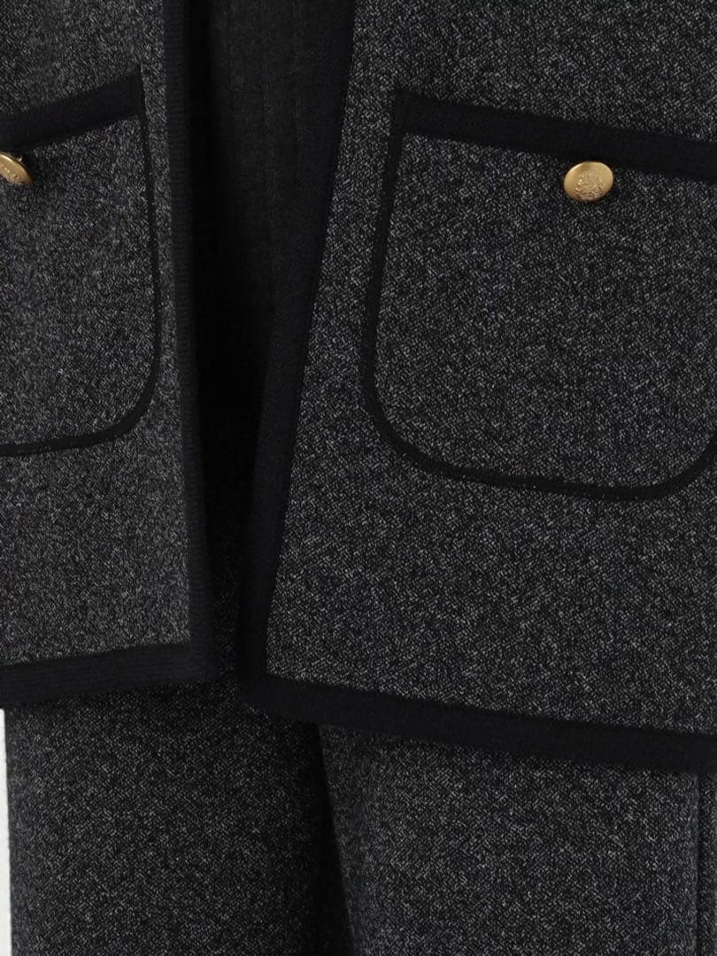 美品！DES PRES ヘリンボーンバックフロントオープンジレ トゥモローランド