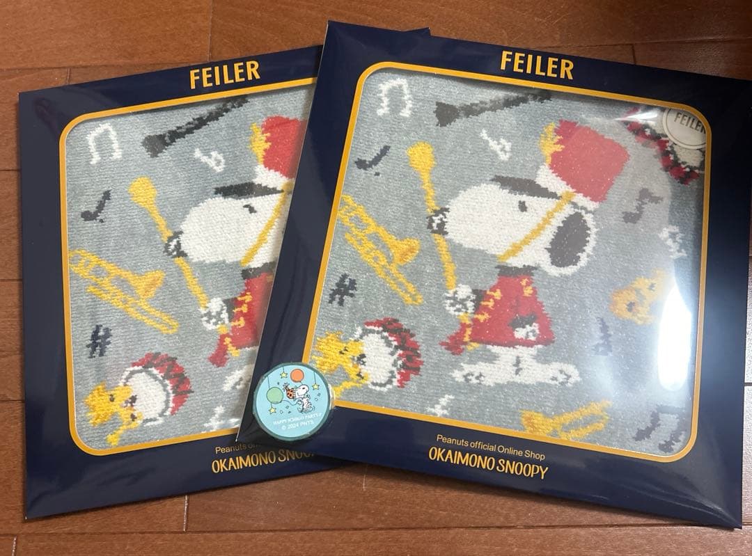 おかいものスヌーピー　フェイラー　マーチングバンド　レッド　ネイビー　マステ