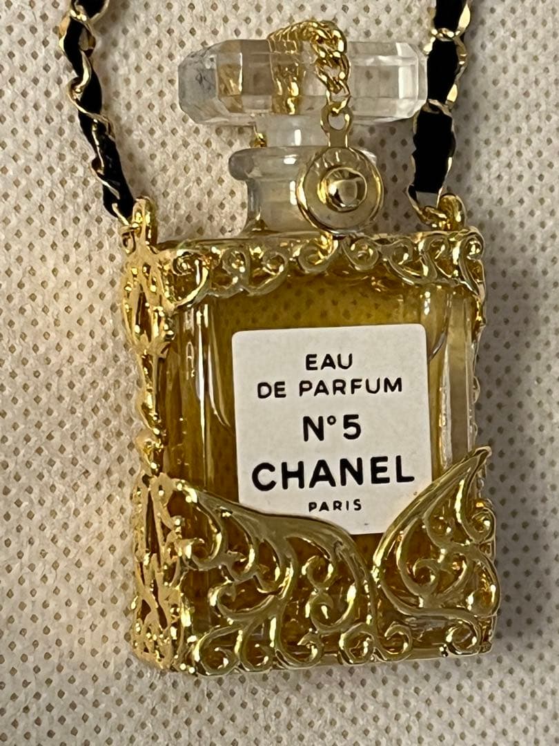 極美品 CHANEL N°5 香水 ネックレス ヴィンテージ ペンダント 稀少