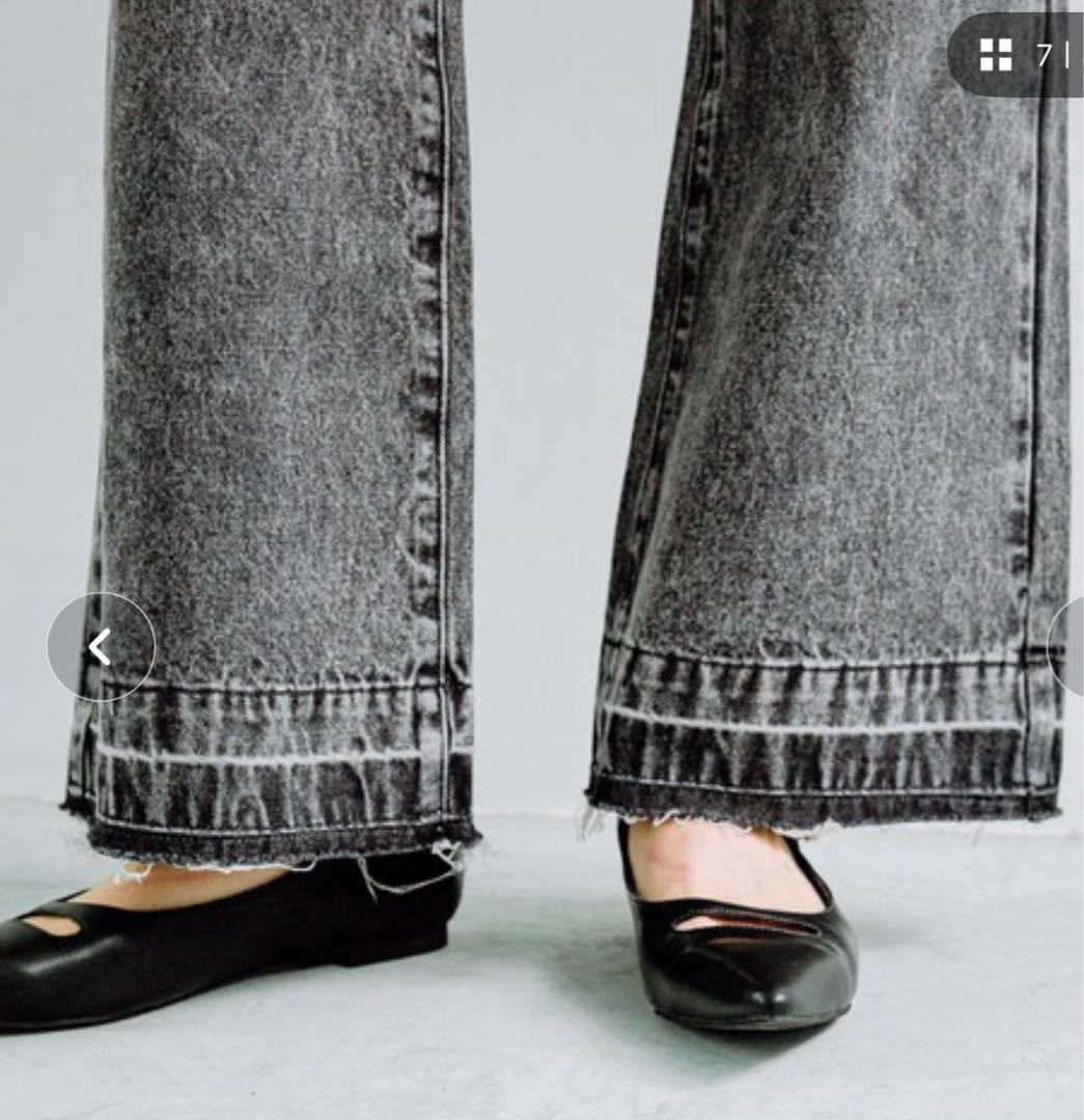 レプシム　新品タグ付グレー オーバーサイズ デニムジャケット　美品デニムパンツ