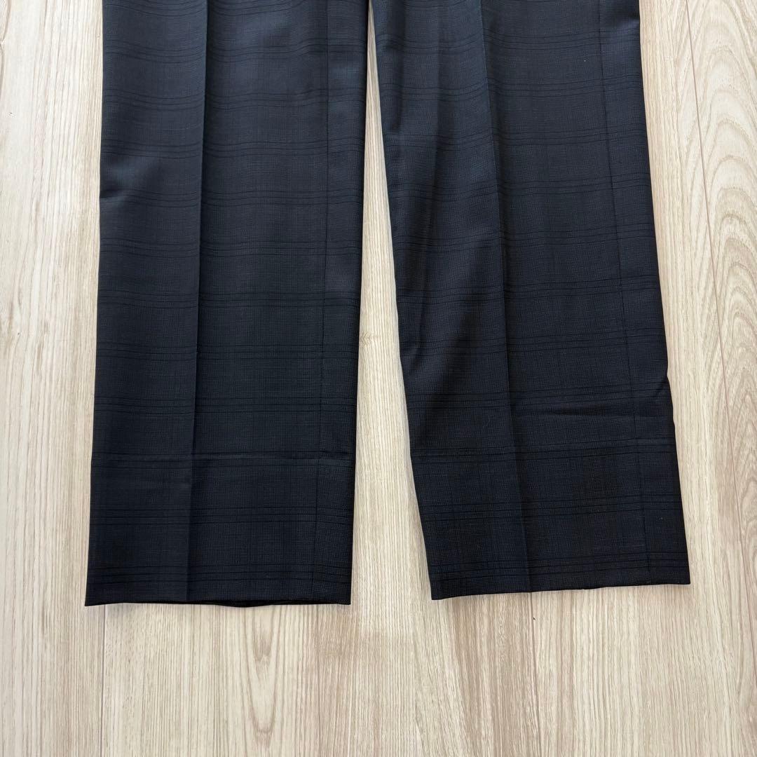 【美品】MAJI スリーピース スーツ A6 L チャコール チェック シルク混