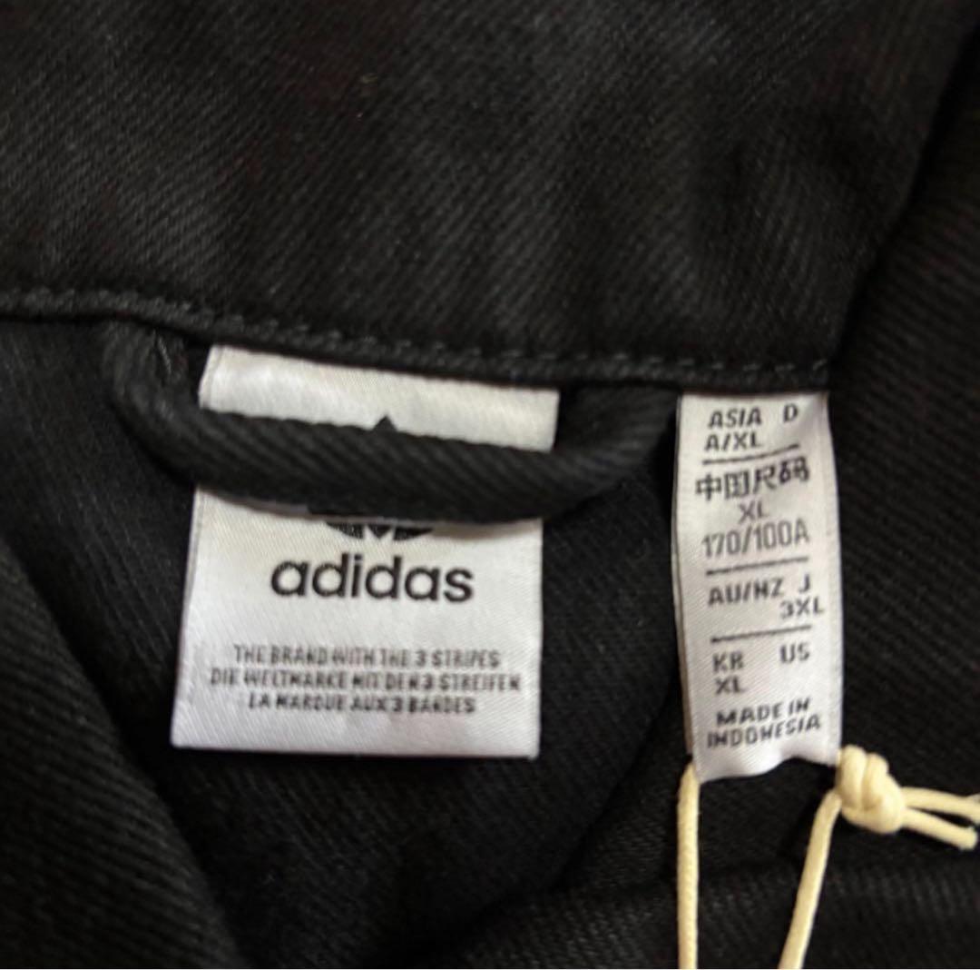 新品3XL⭐️adidasアディブレイク デニム 2-IN-1 トラックトップ 黒