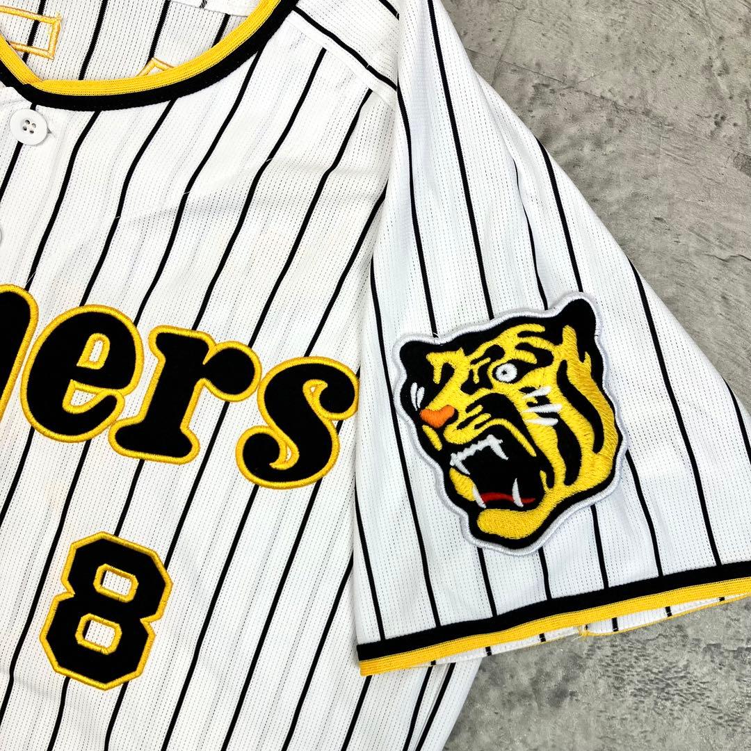 阪神タイガース 佐藤輝明 #8 レプリカユニフォーム ミズノ 古着 刺繍 M