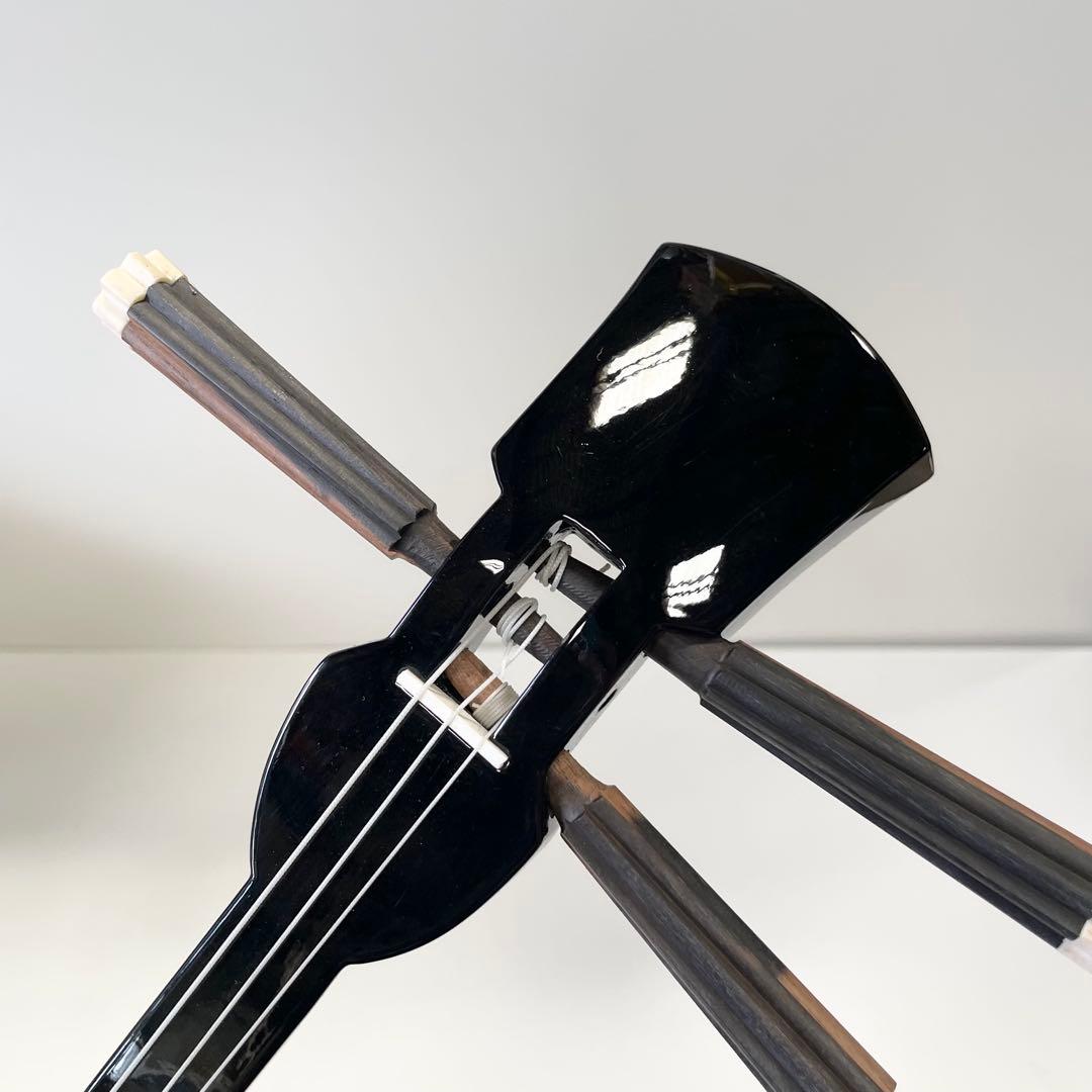 三線 ケース付き 人工蛇柄　現状品