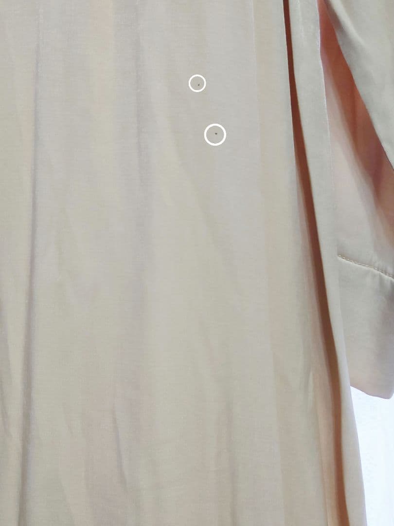 新品タグ付き 3箇所汚れあり AMERI UNDULATE VEIL DRESS