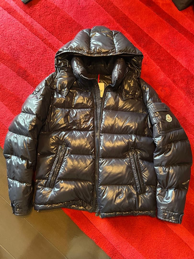 ‼️特価‼️モンクレールマヤMONCLER MAYAダウンジャケットネイビーサイズ１