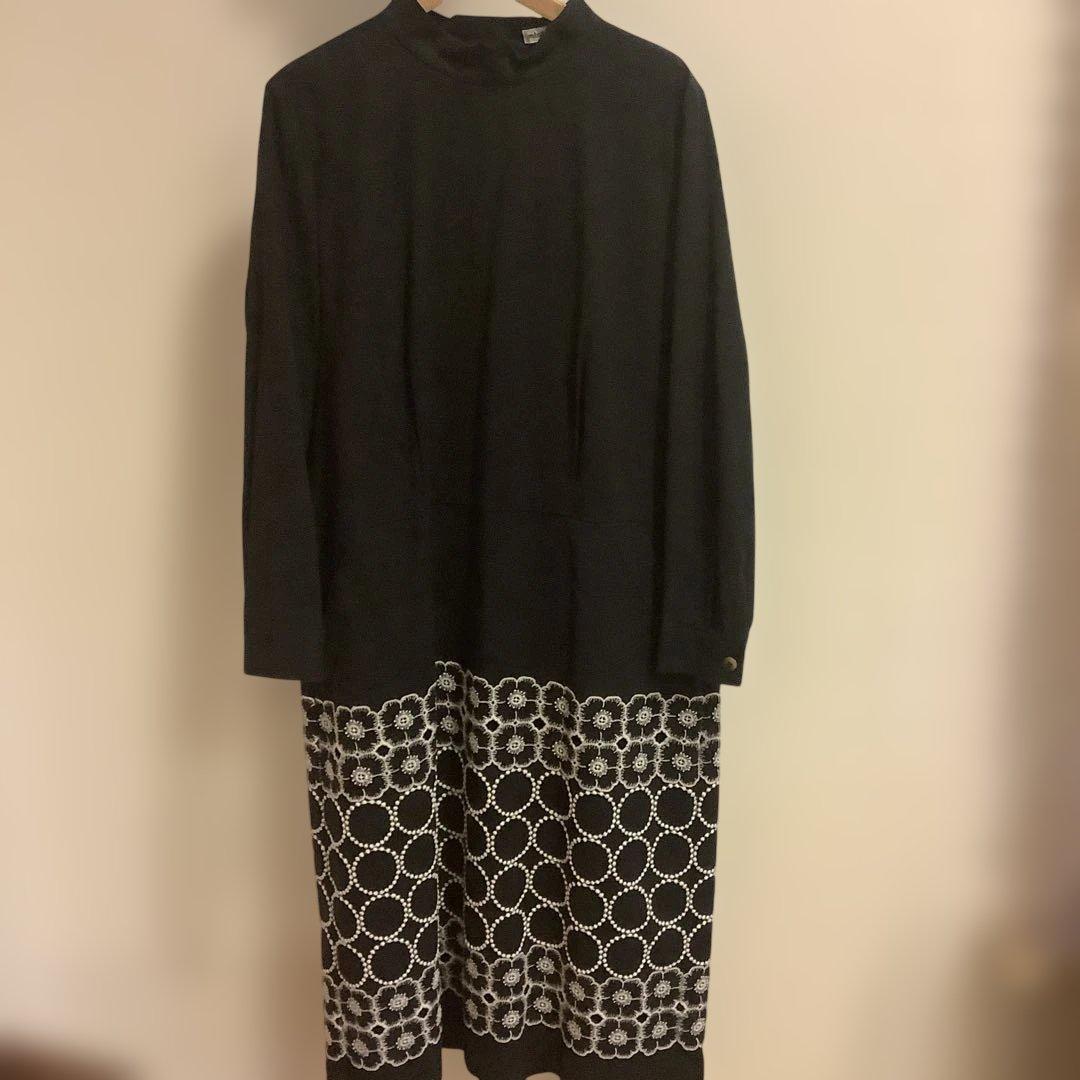 ミナペルホネン　長袖ワンピース アネモネ　タンバリン