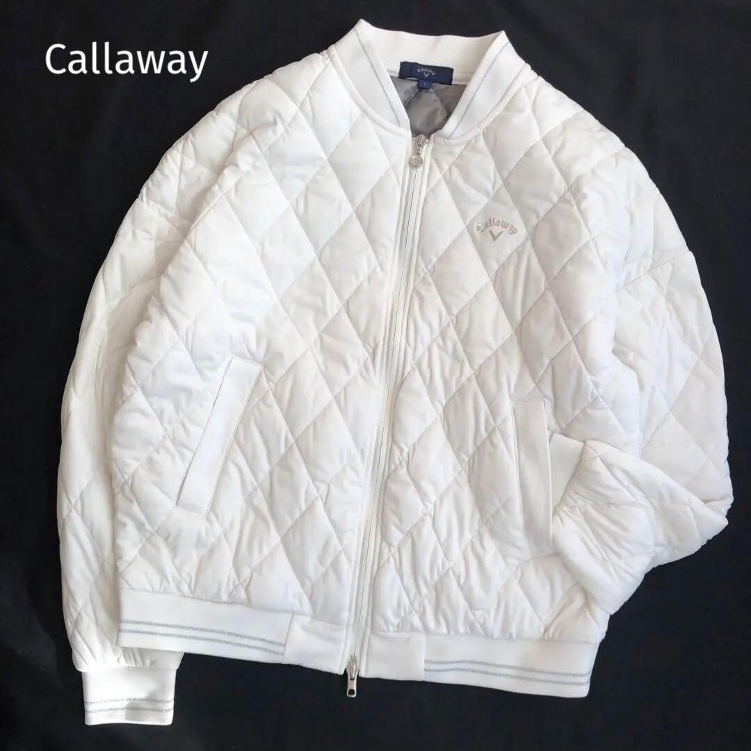 Callaway キルティングジャケット ホワイトLサイズ