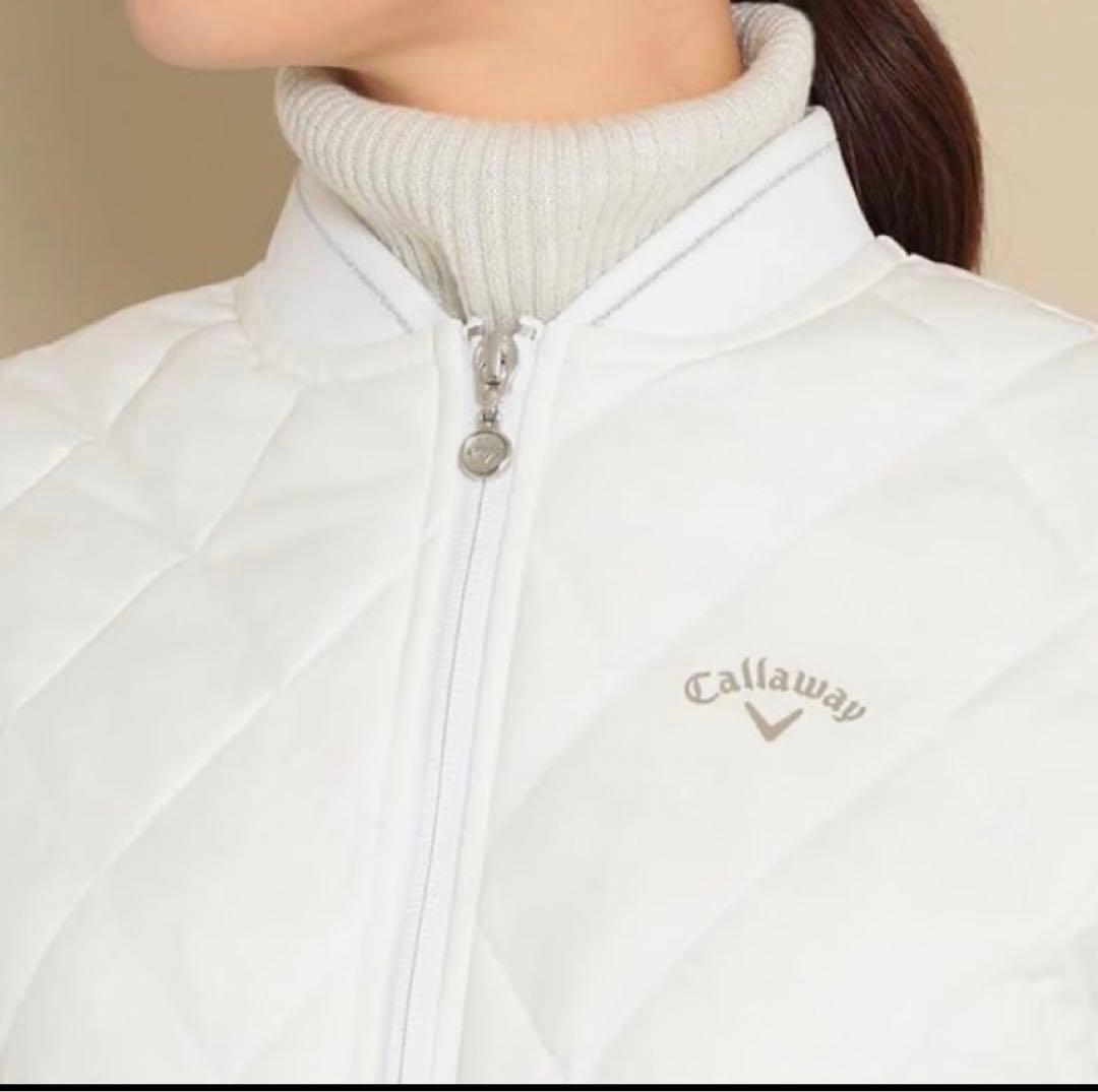 Callaway キルティングジャケット ホワイトLサイズ
