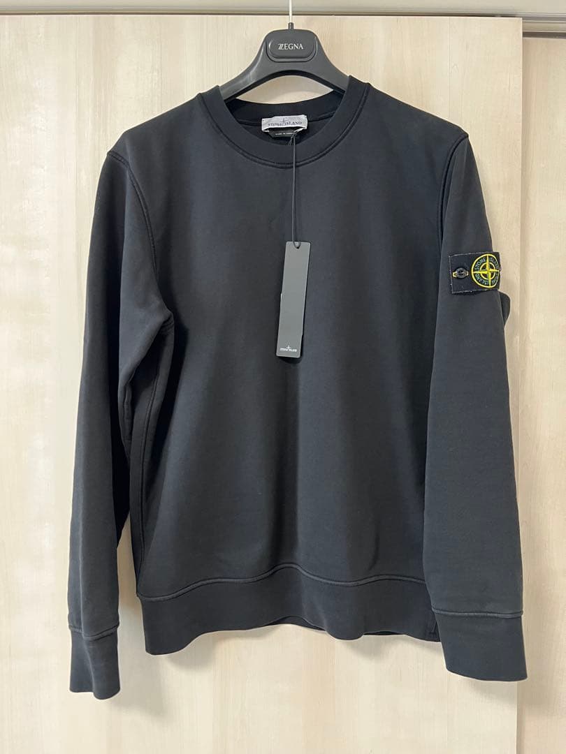 Stone  ストーンアイランド スウェット ブラック　サイズL