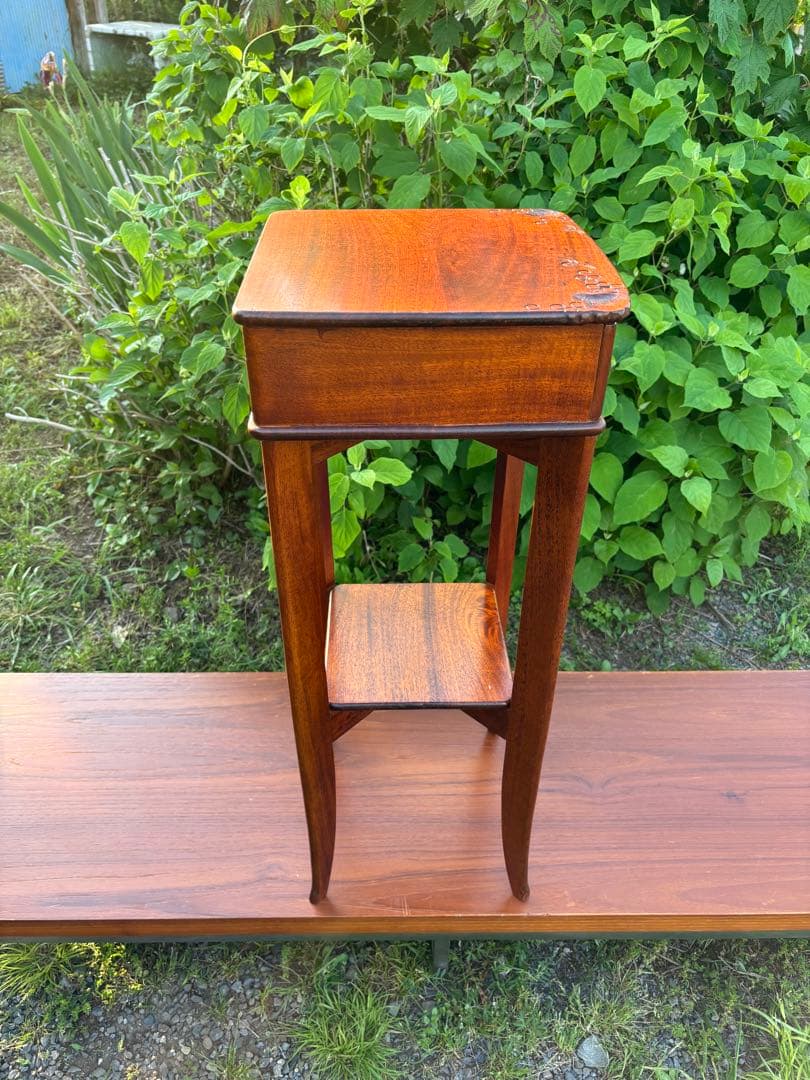 オールドメゾン/吉川商事　葡萄園　花台　飾り台　電話台　希少ヴィンテージ