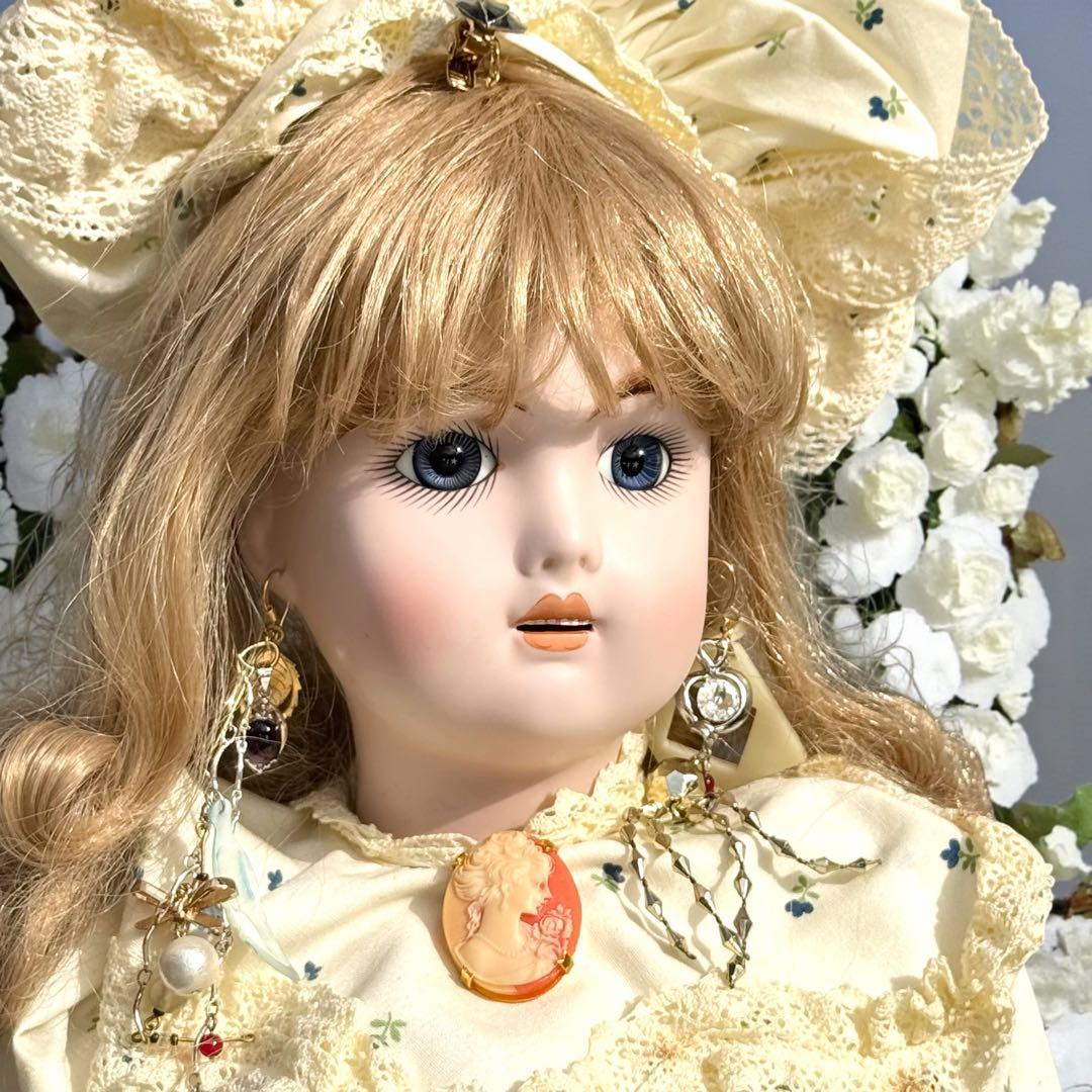 ようこ ビスクドール エデン べべ ホワイト ドレス ボネ 箱 証明書